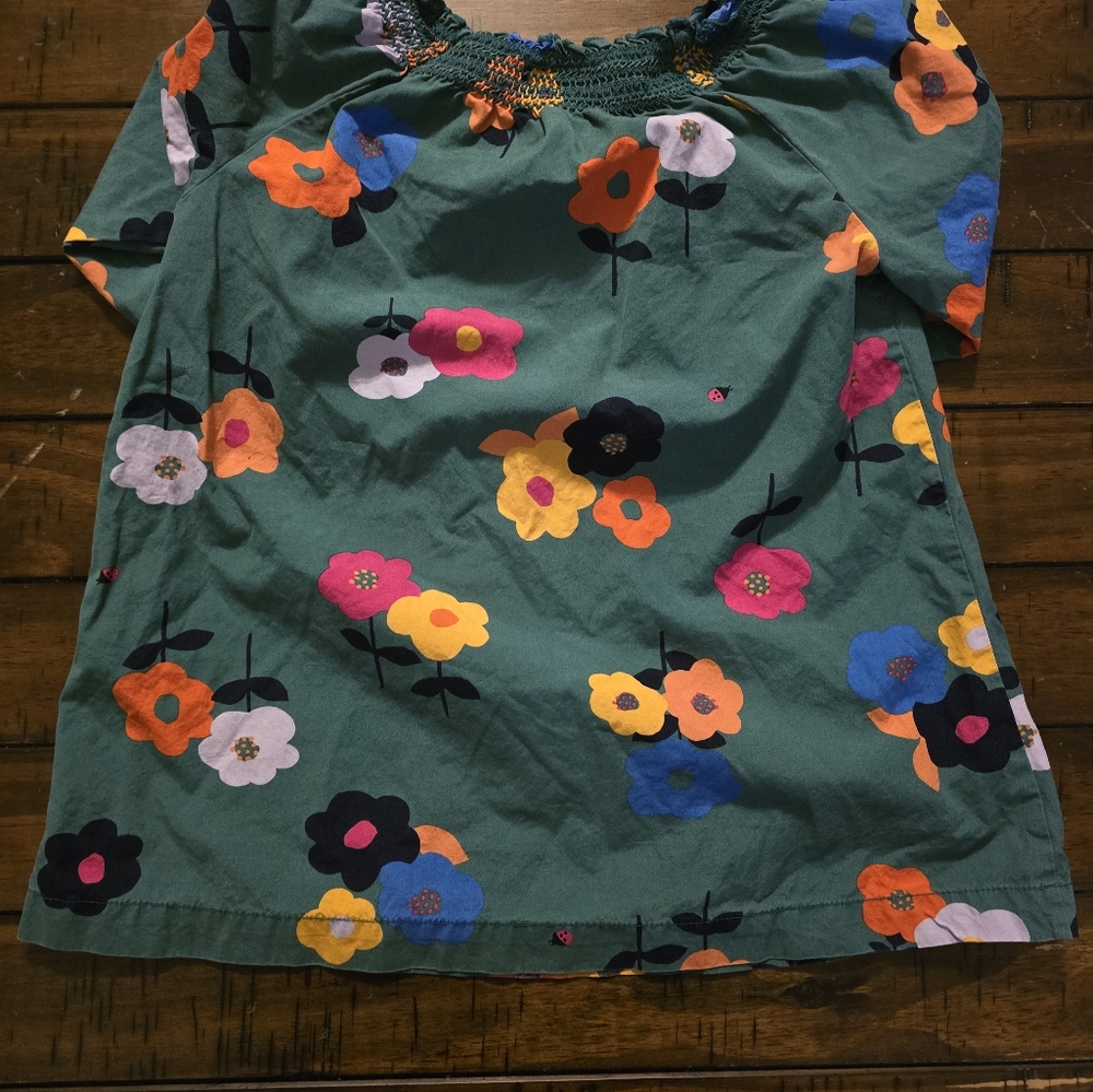 Hannah Andersson Girls Floral Dress (see size chart) US 8 - Picture 3 of 7